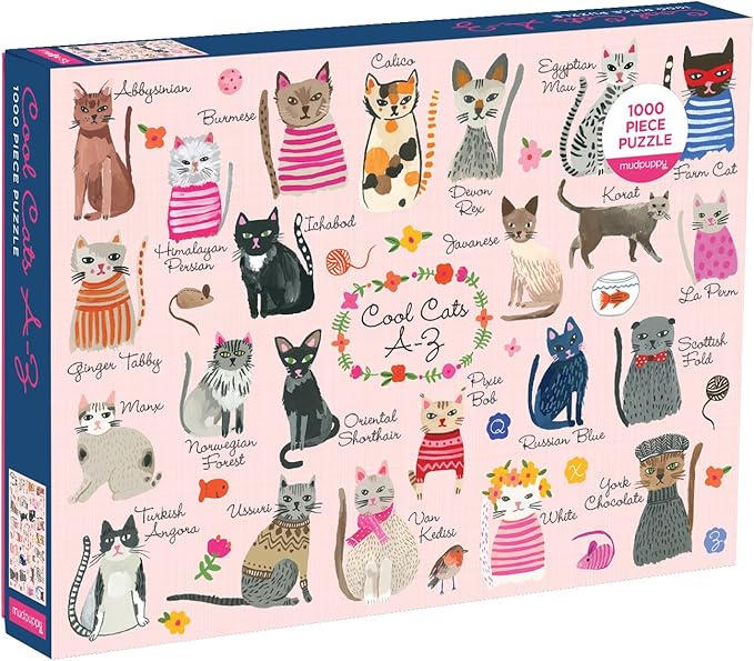 Cool Cats A-Z 1000 Puzzle
