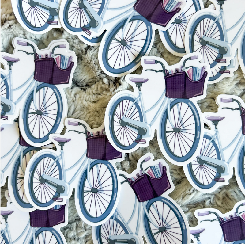 Book Bike Sticker