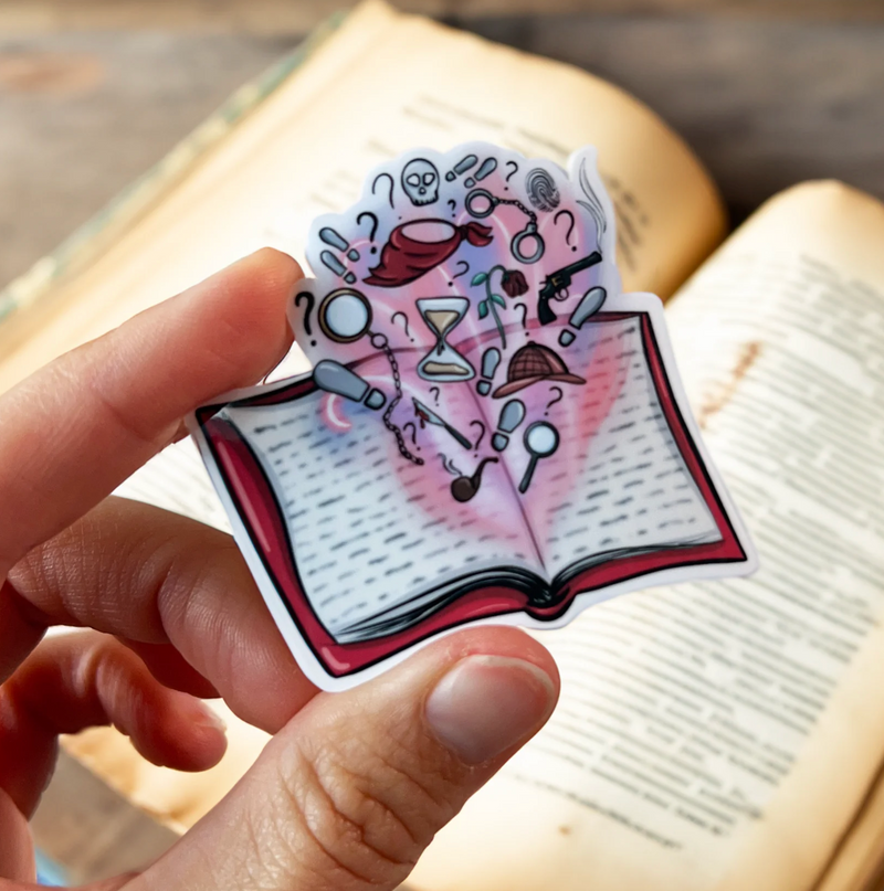 Mystery Book Sticker