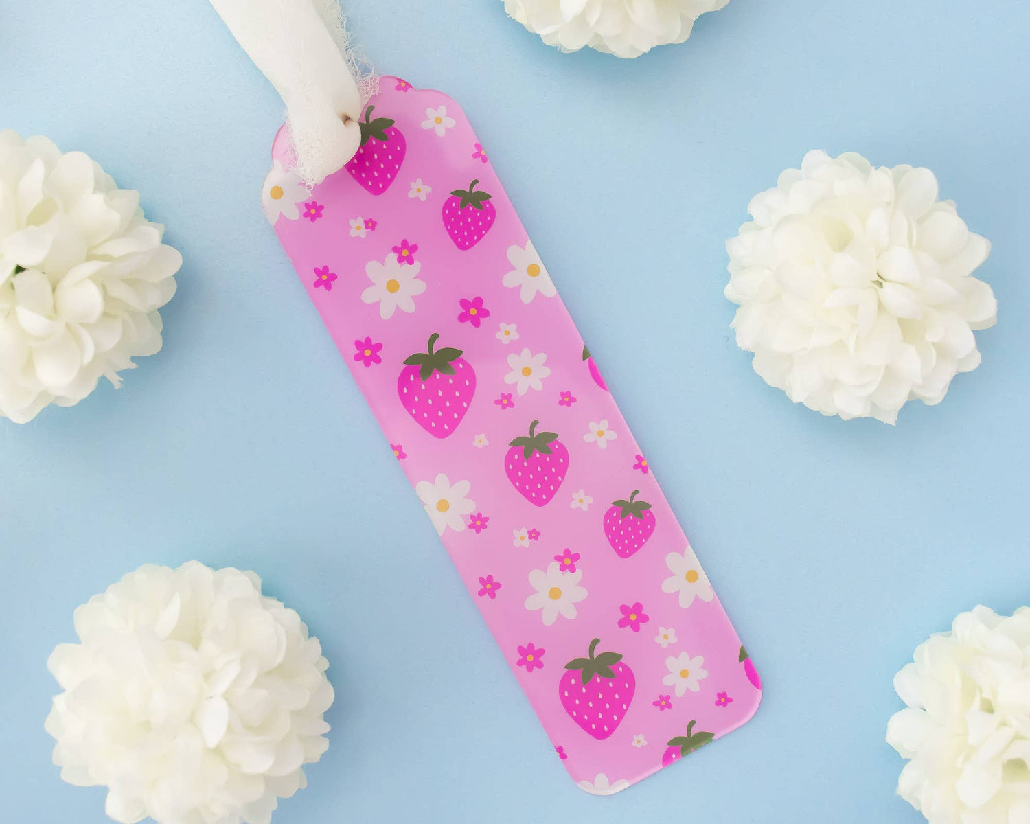 Strawberry Acrylic Bookmark