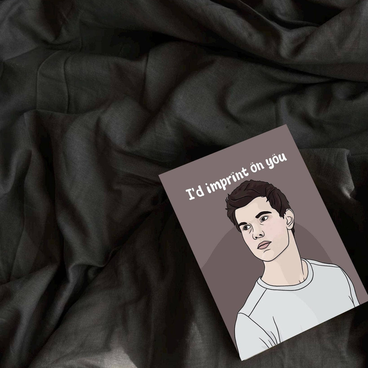 Twilight Jacob Black Love Greeting Card