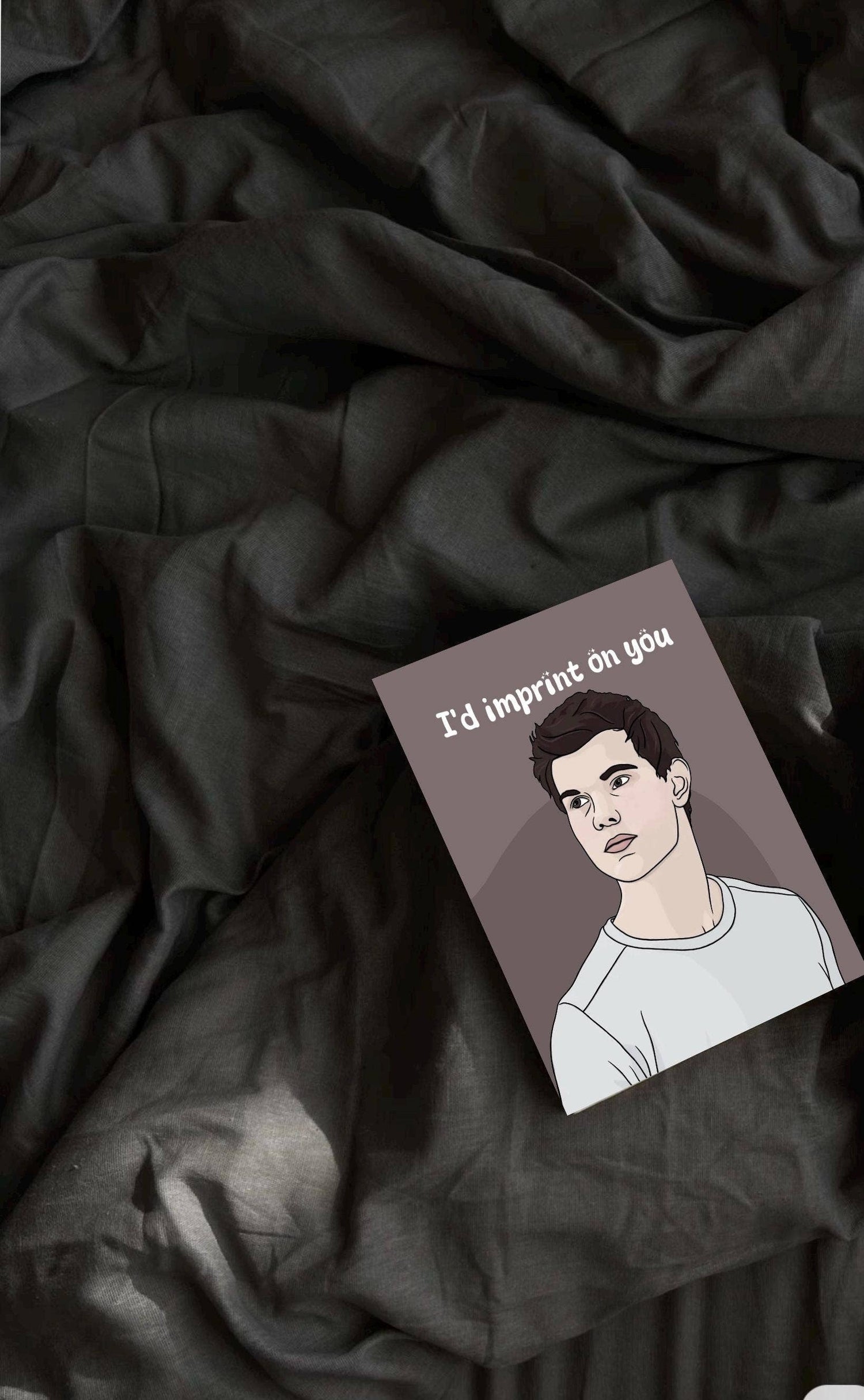 Twilight Jacob Black Love Greeting Card