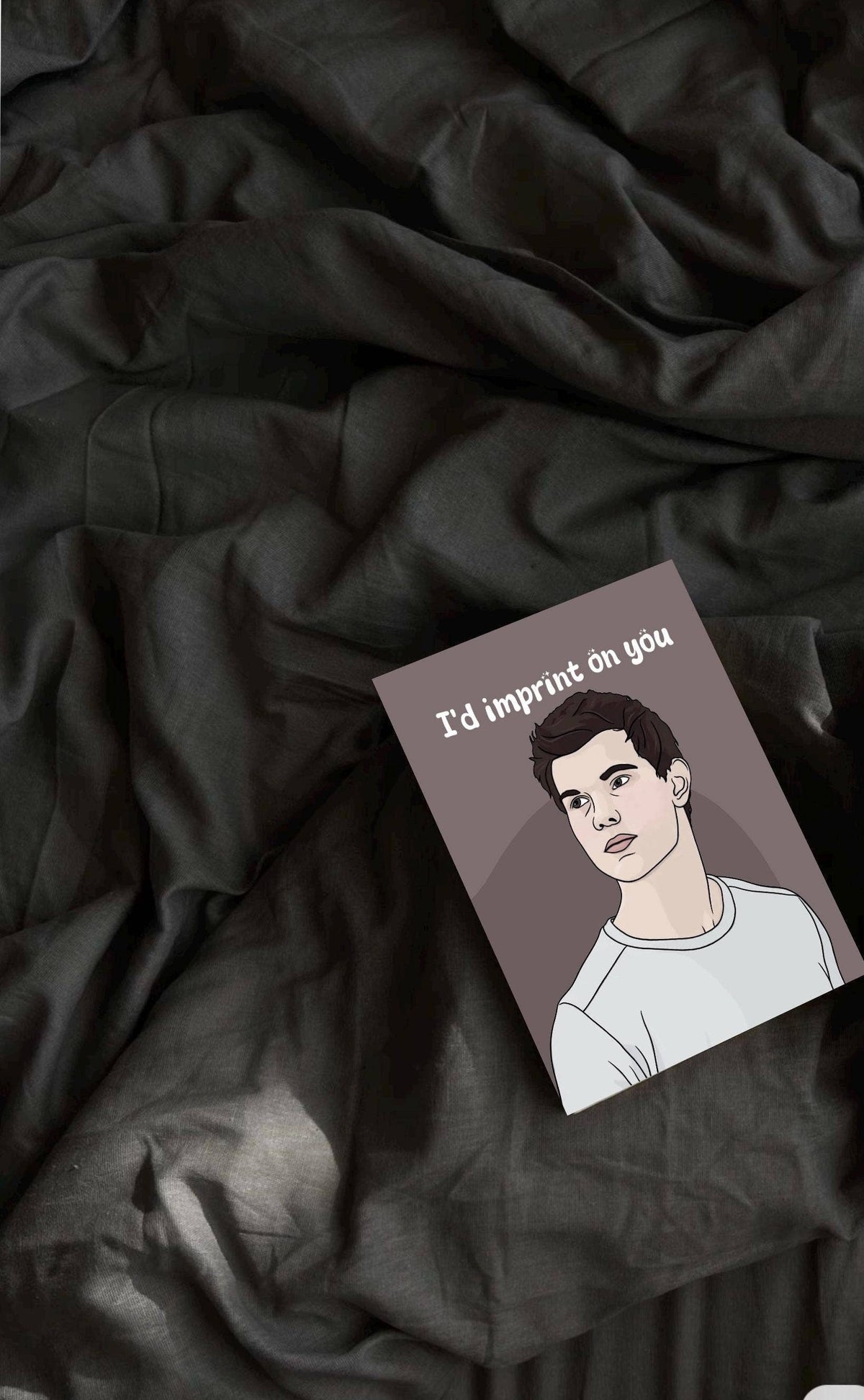 Twilight Jacob Black Love Greeting Card