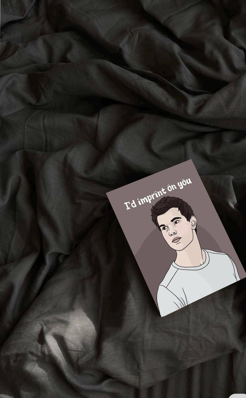 Twilight Jacob Black Love Greeting Card