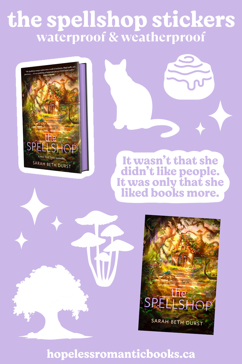 The Spellshop (Paperback) +free sticker sheet!