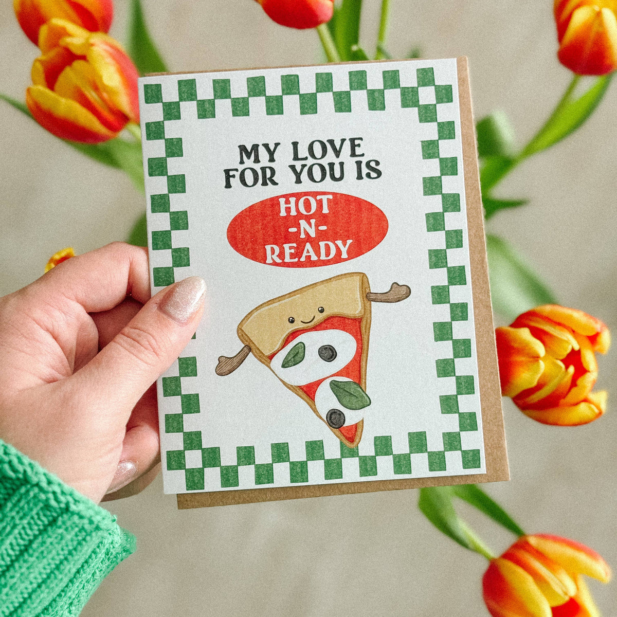 Hot N Ready Pizza Jelly - Love Card - Hopeless Romantic