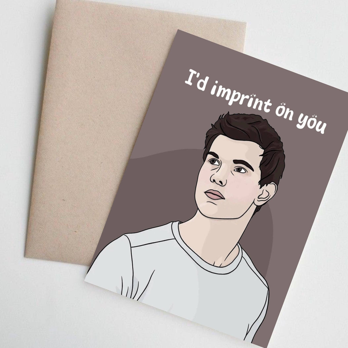 Twilight Jacob Black Love Greeting Card