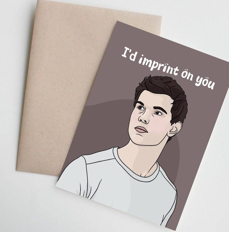Twilight Jacob Black Love Greeting Card