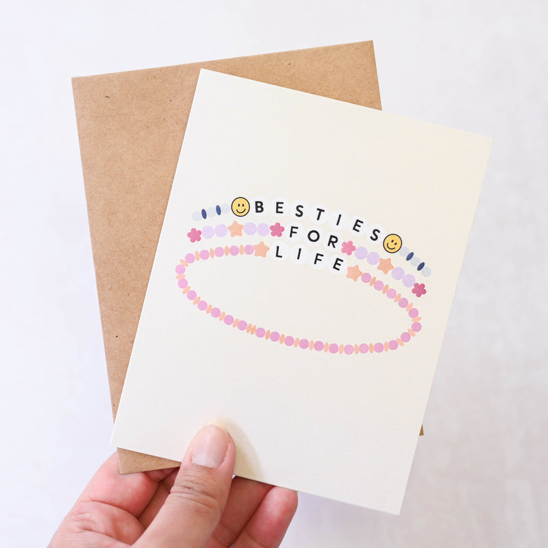 Besties For Life Friendship Bracelet - Pop CultureCard - Hopeless Romantic