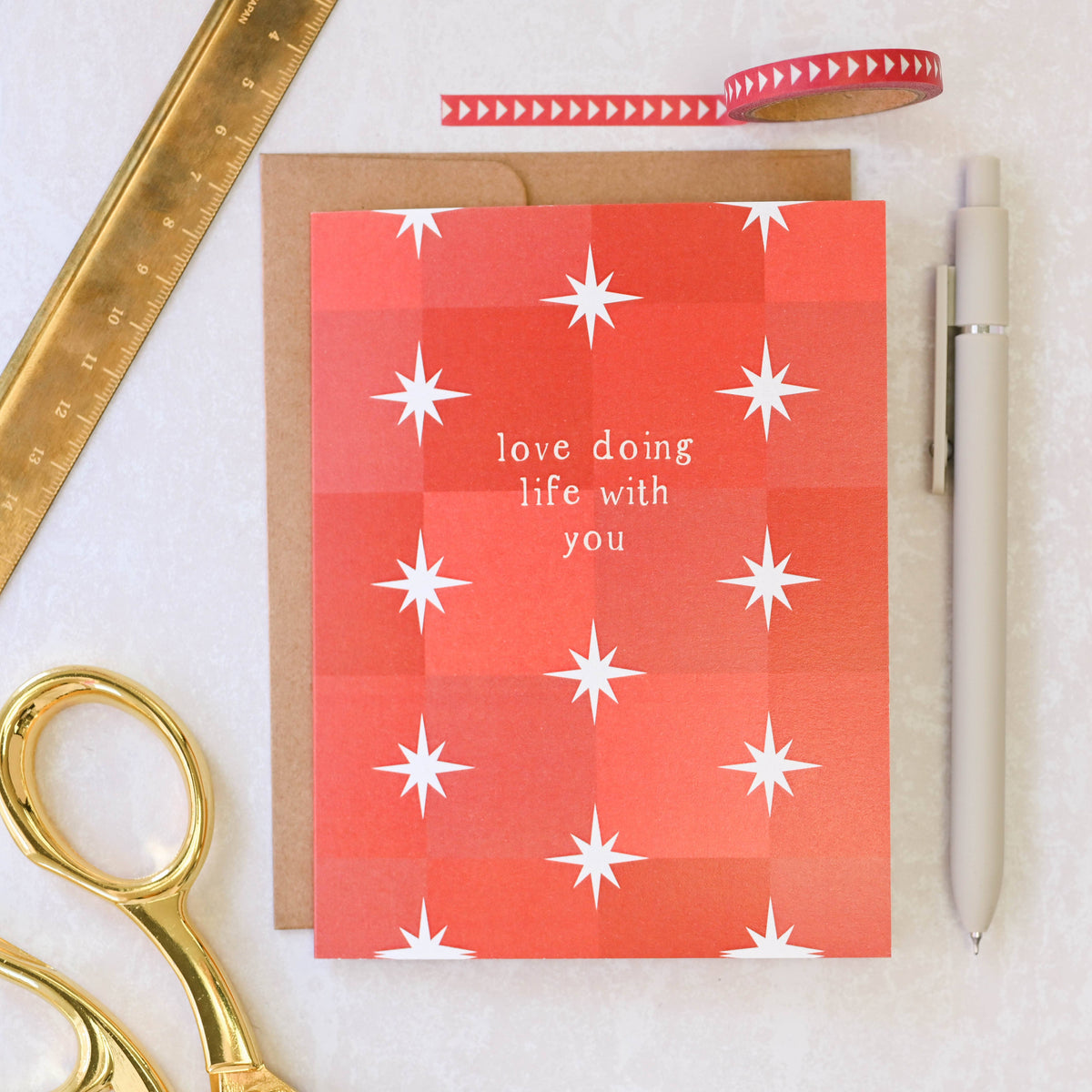 Love Doing Life With You Card - Hopeless Romantic