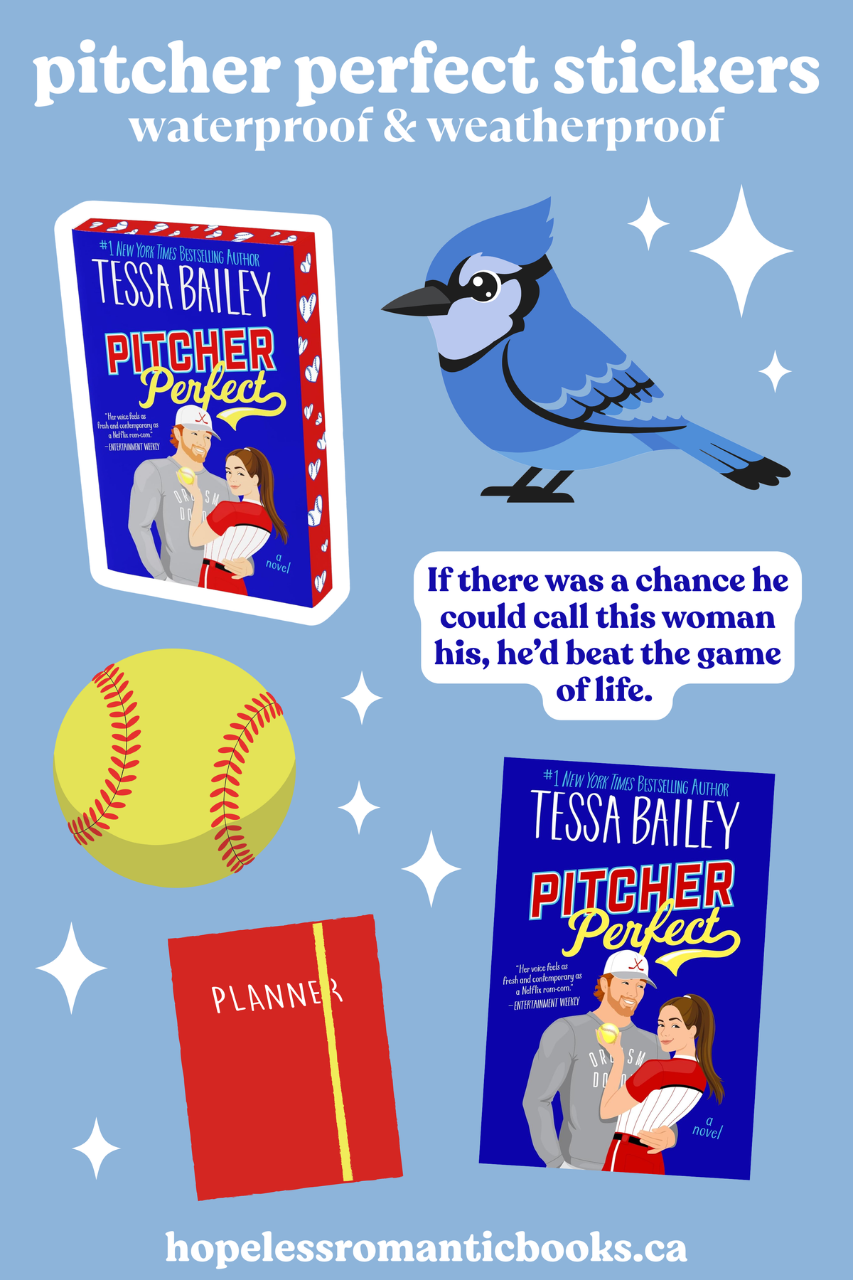 Pitcher Perfect +free sticker sheet! - Hopeless Romantic