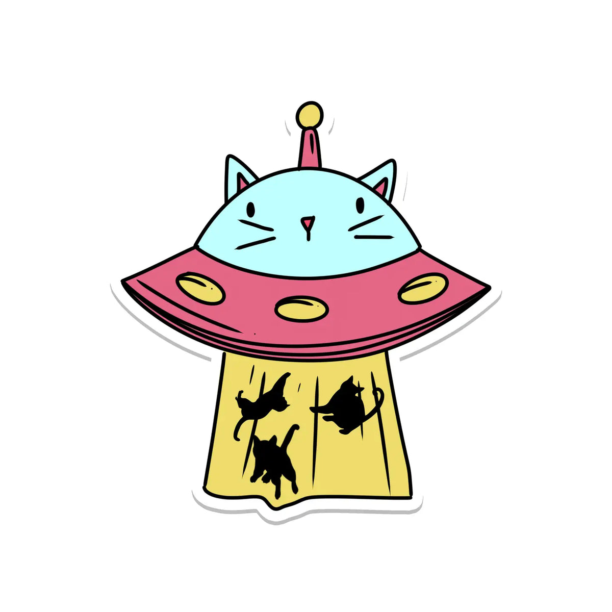 Alien Cat Spaceship