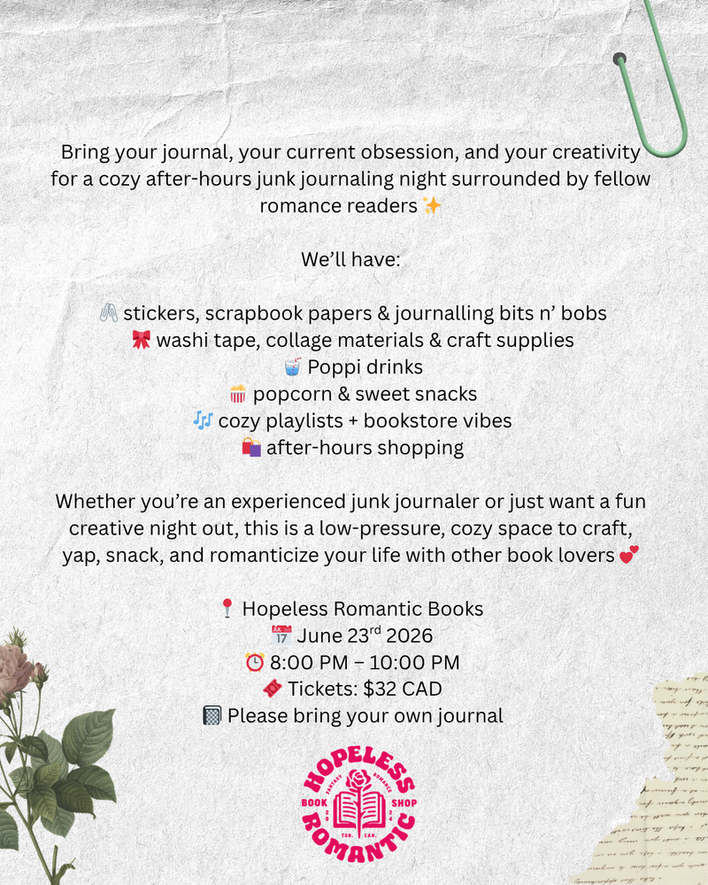 'Romanticise Your Life' Junk Journaling Night
