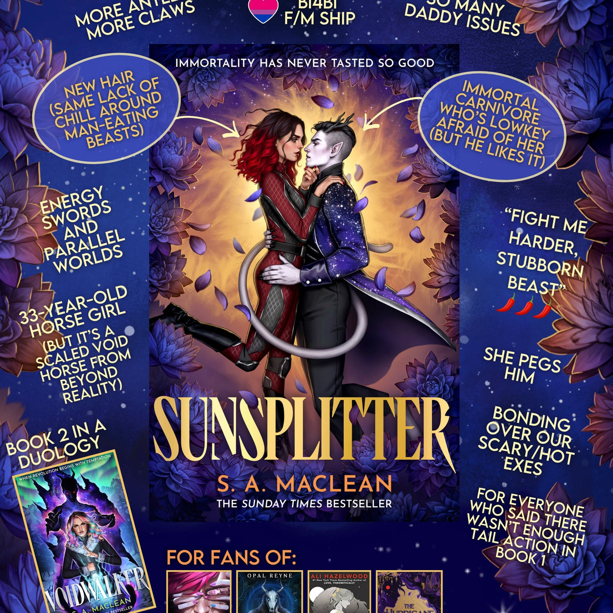 Book launch for Sunsplitter by S.A. Maclean, in conversation with Shalini Abeysekara (August 10, 2026)