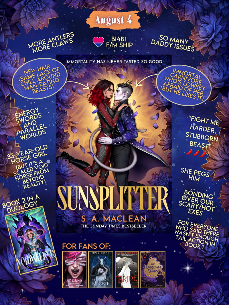 Book launch for Sunsplitter by S.A. Maclean, in conversation with Shalini Abeysekara (August 10, 2026)