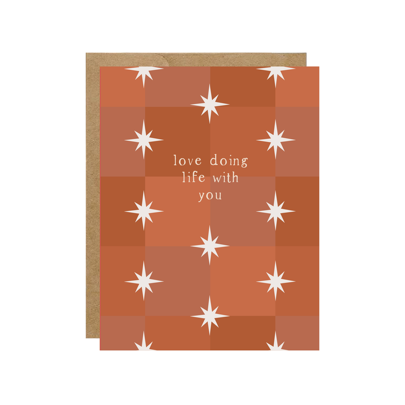 Love Doing Life With You Card