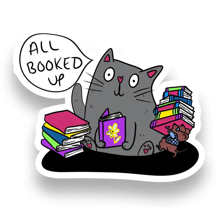 All Booked Up Cat