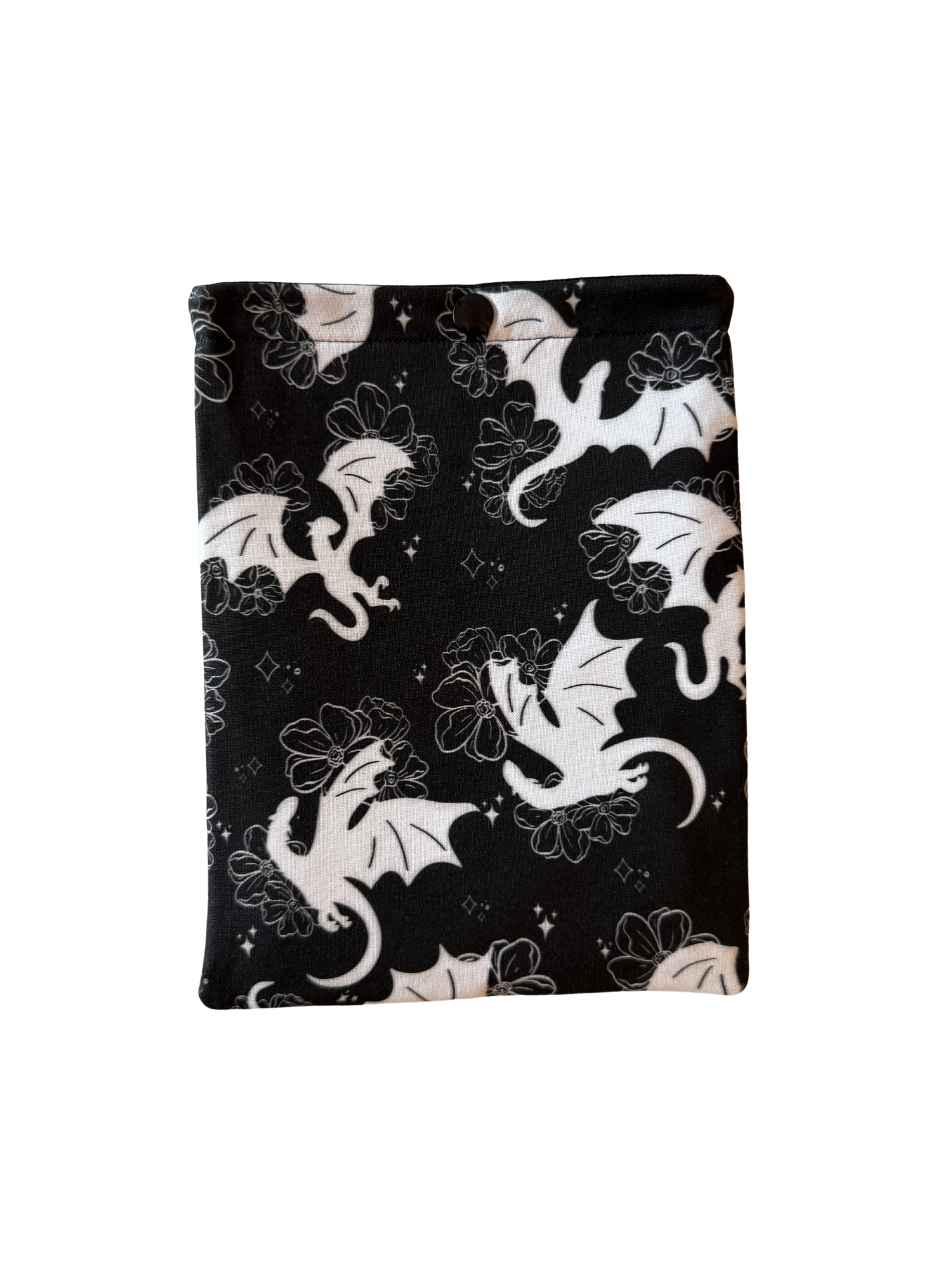 E-Reader Sleeve - Dragon Illustration (Black and White)