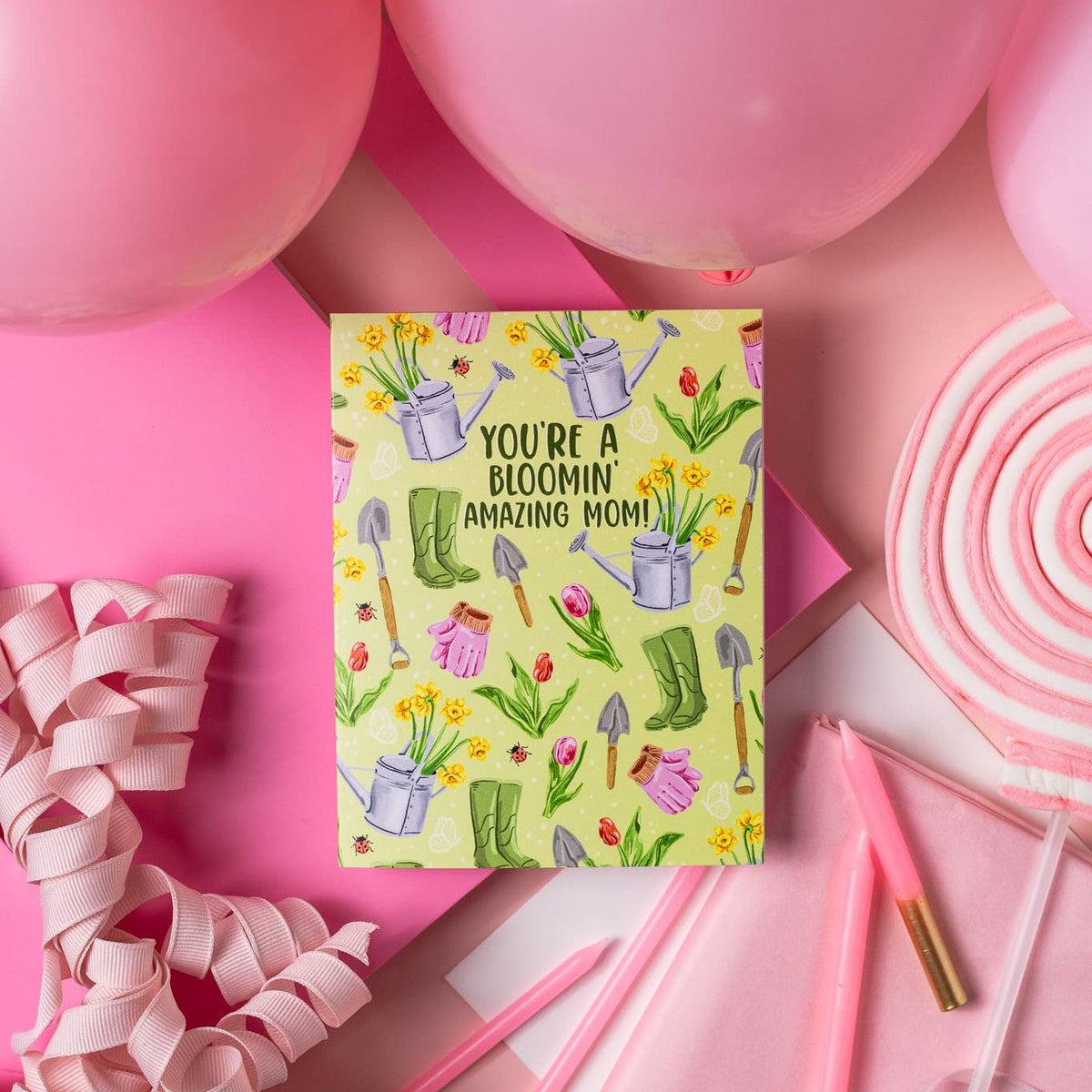 You're A Bloomin' Amazing Mom! - Greeting Card