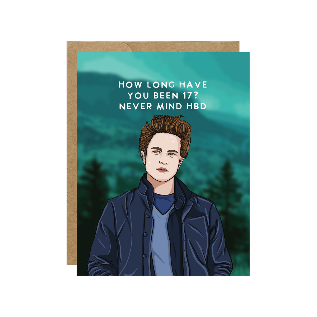 Edward Twilight - Pop Culture Birthday Card - Hopeless Romantic