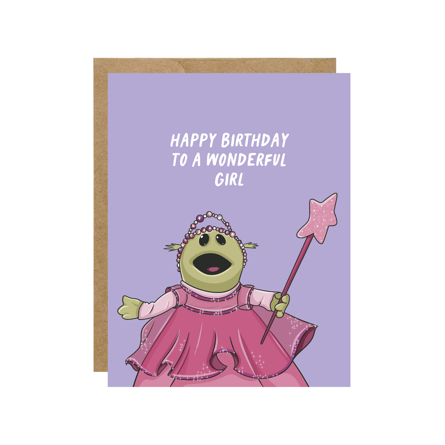 Happy Birthday To A Wonderful Girl - 90's Pop Culture Card