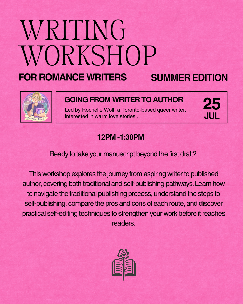 Writing Workshop: Rochelle Wolfe 25th July