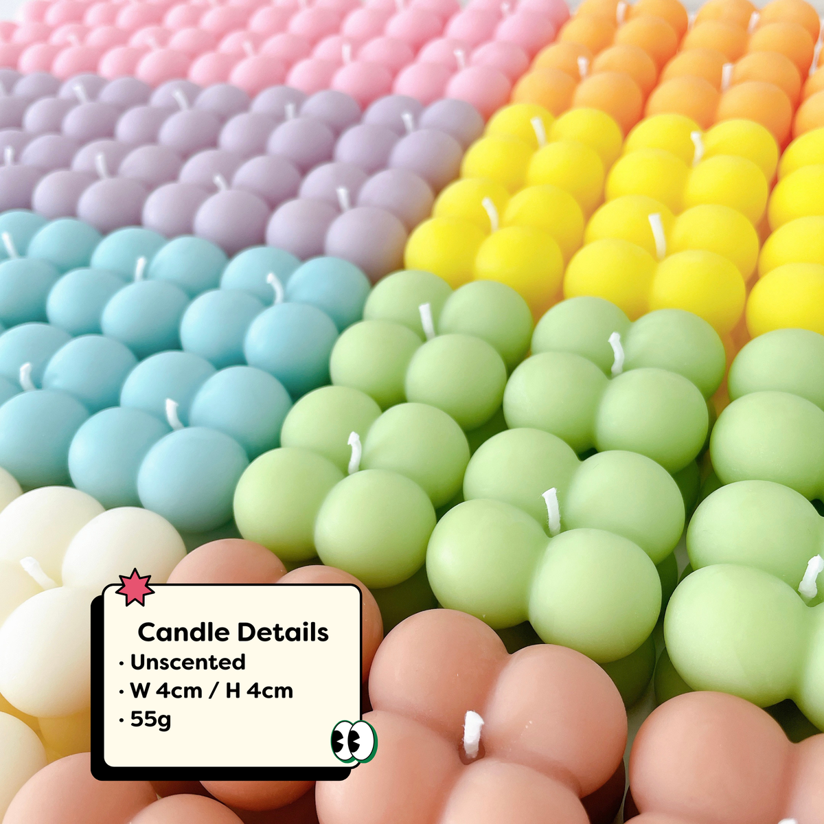 Mini Bubble Candle | Bulk Candle