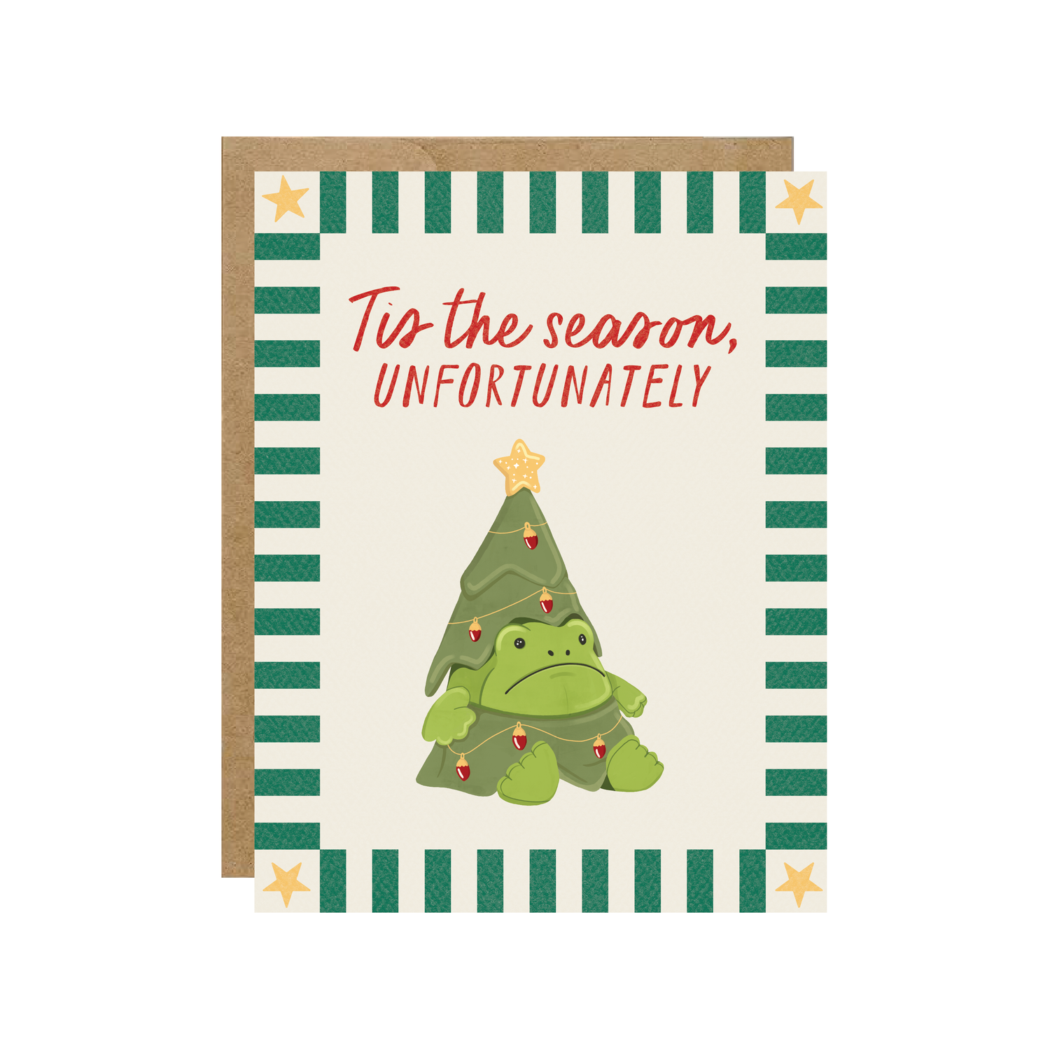 Tis The Season, Unfortunately Frog Jelly - Christmas Card
