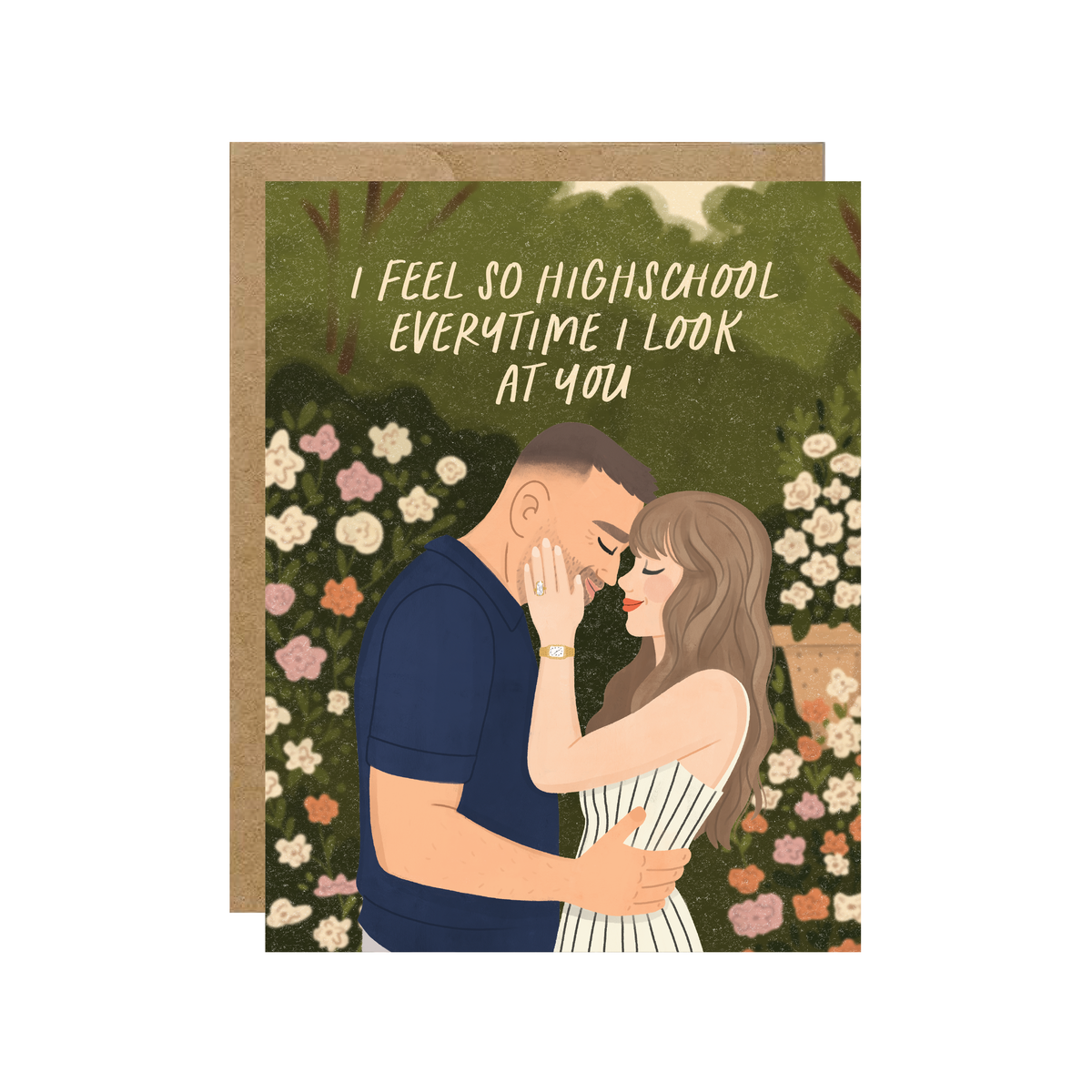 So High School Secret Garden - Pop Culture Love Card - Hopeless Romantic