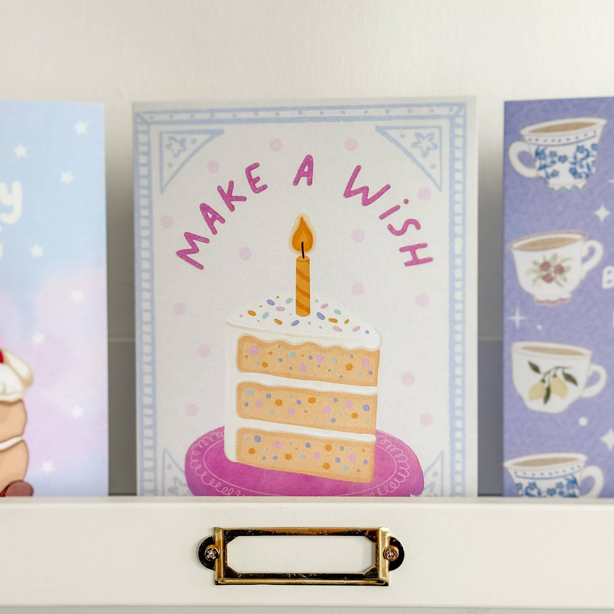 Make A Wish - Confetti Birthday Cake Card - Hopeless Romantic