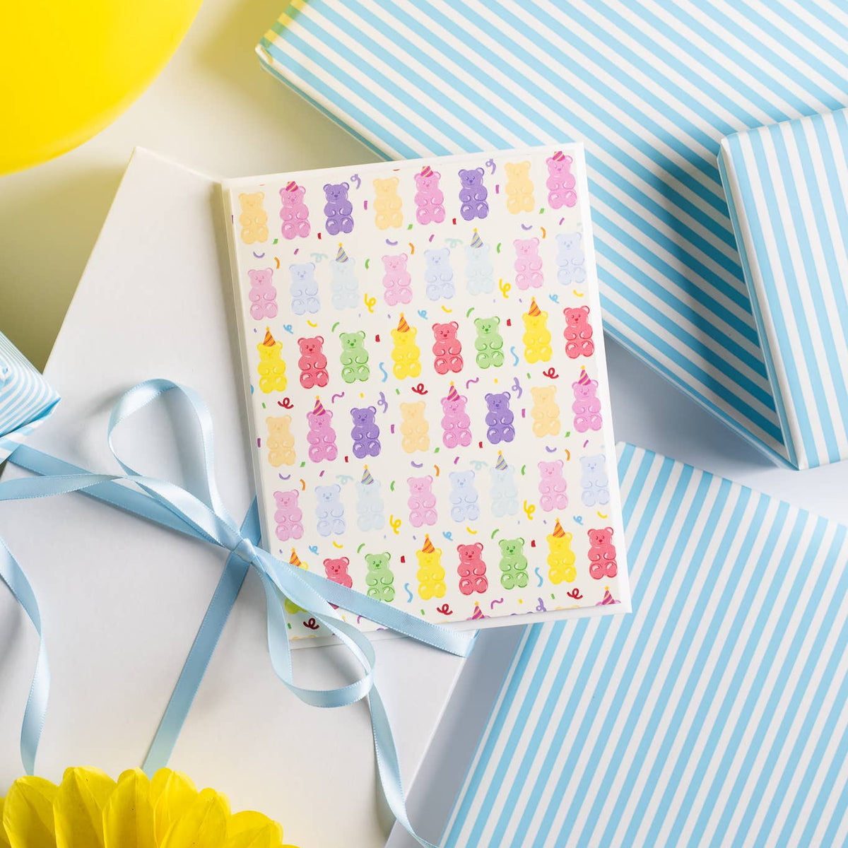 Gummy Bear Pattern - Greeting Card