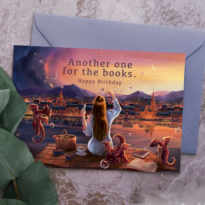 Birthday Sunset Greeting Card