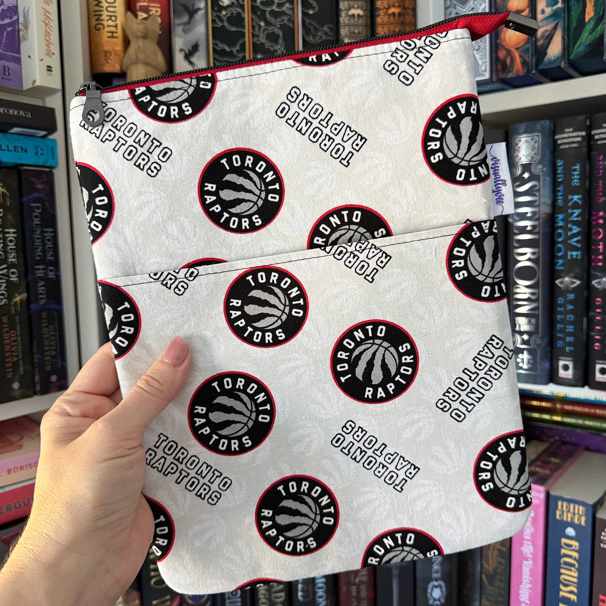 Go Raptors Go - Zippered Book Sleeve