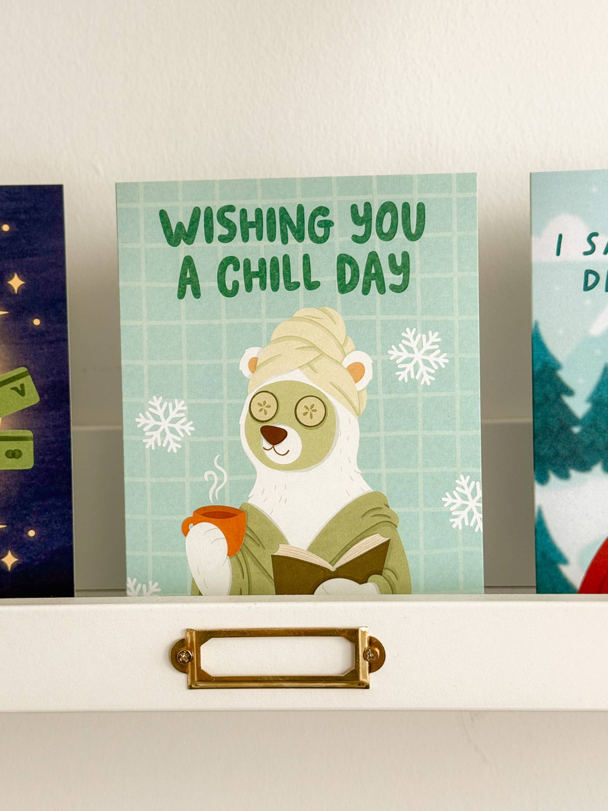 Chill Day - Relax Polar Bear Spa Day Card - Hopeless Romantic