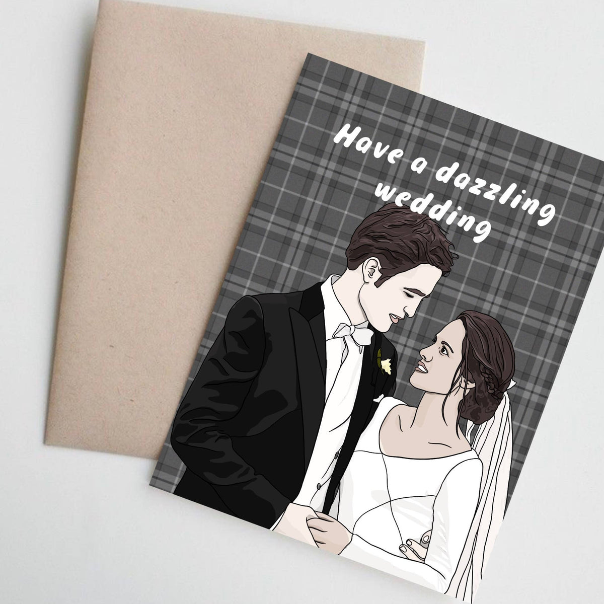 Twilight Bella & Edward Wedding Greeting Card