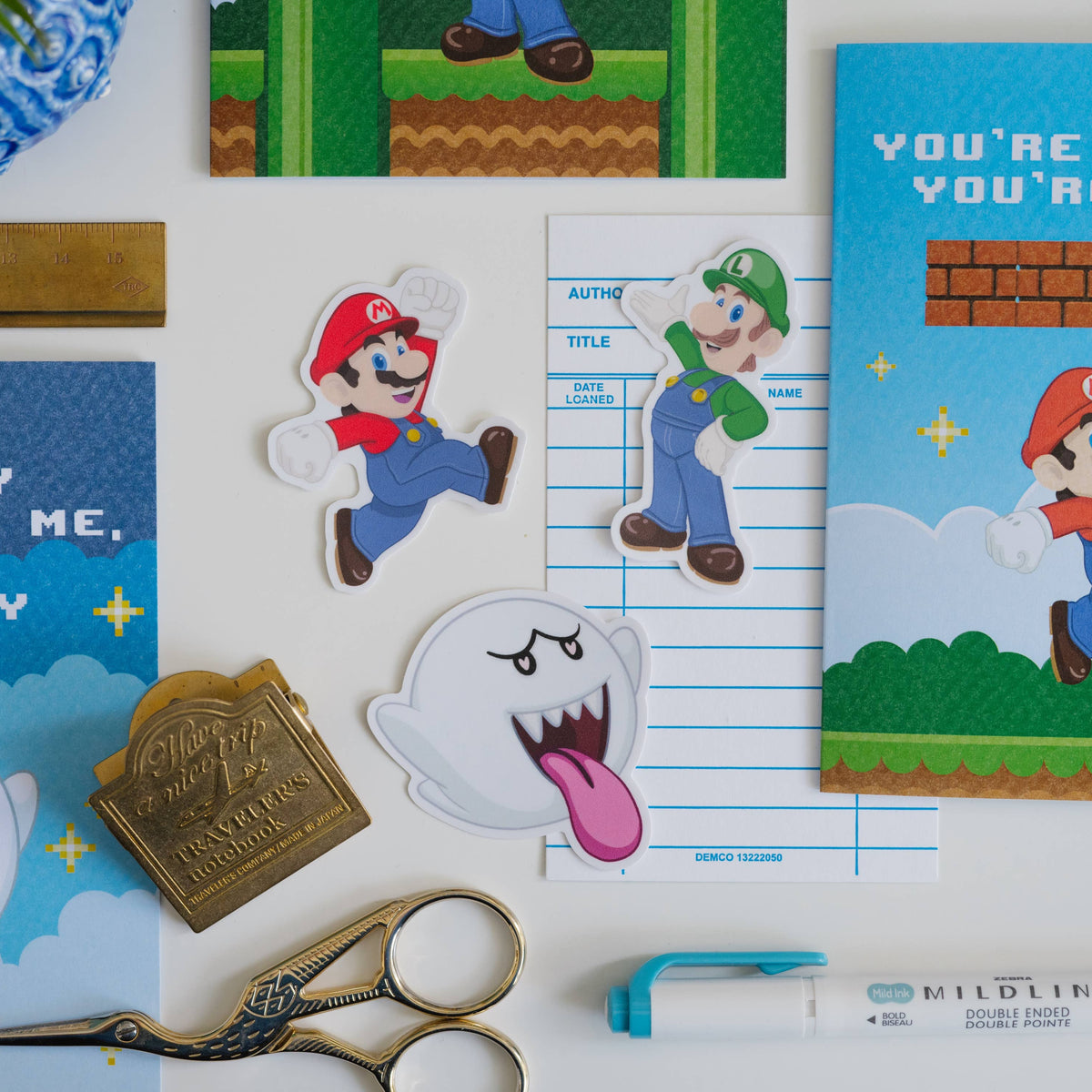 Super Retro Have a Great Day Boo - Video Game Pop Culture Card - Hopeless Romantic