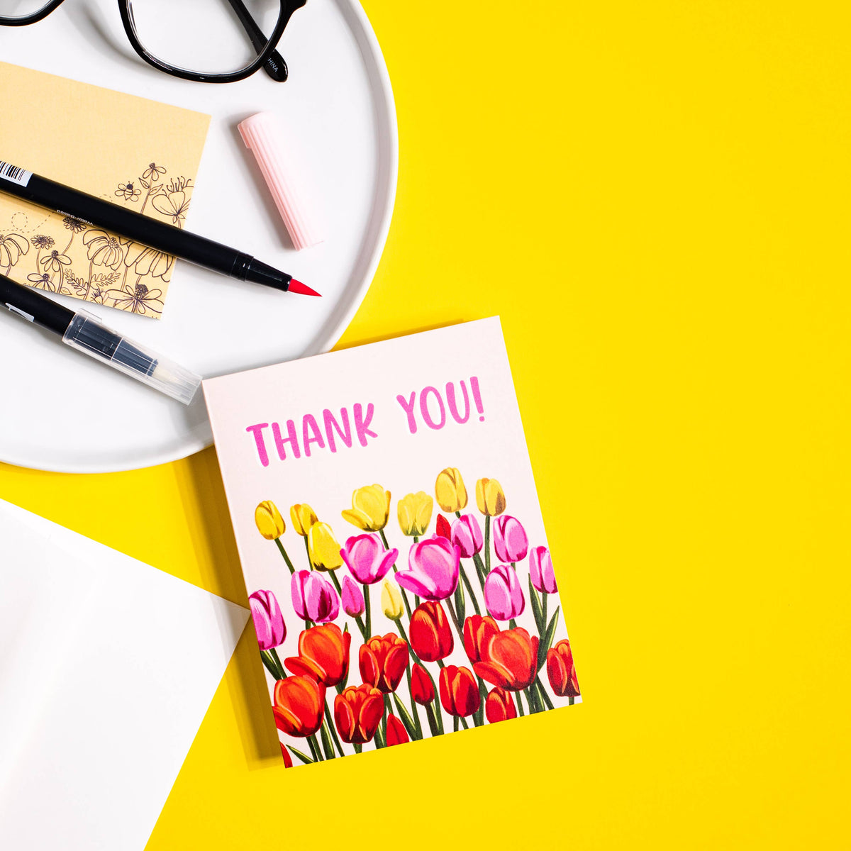 Thank You (Tulips) - Greeting Card
