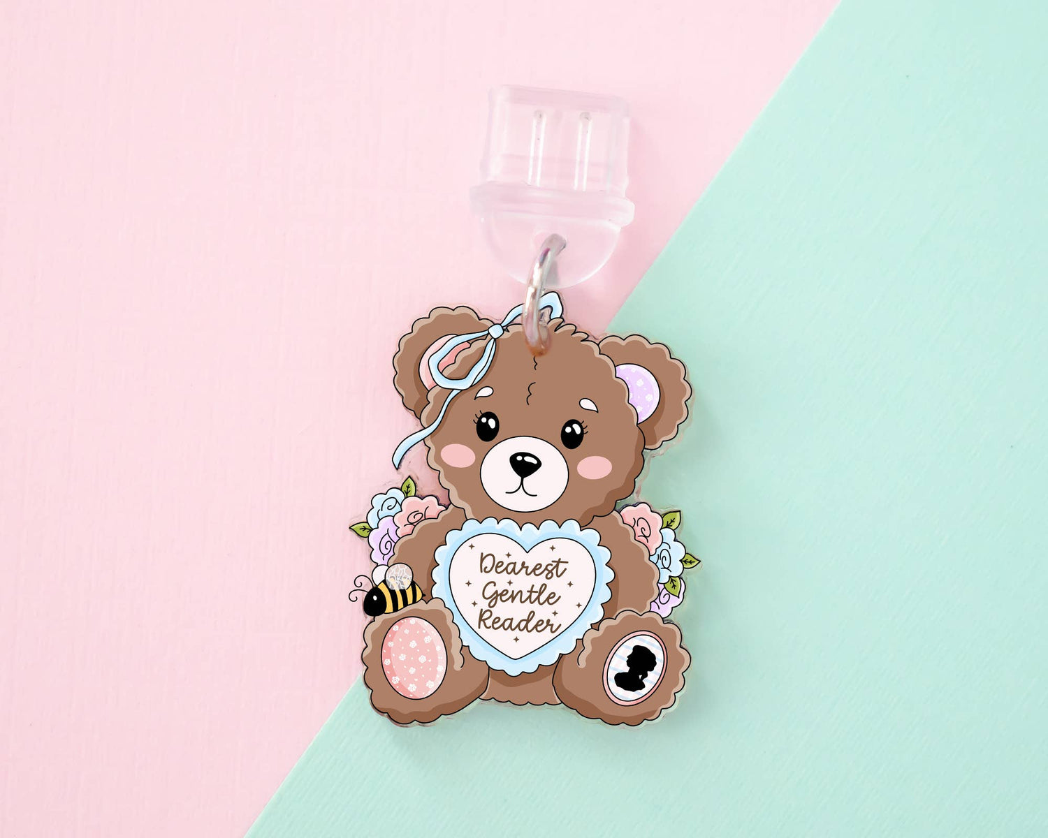 Book Bear - USB-C Charm