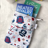 Hockey Romance - Zippered Book Sleeve - Hopeless Romantic
