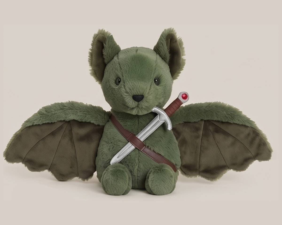 Green Bat Plushie