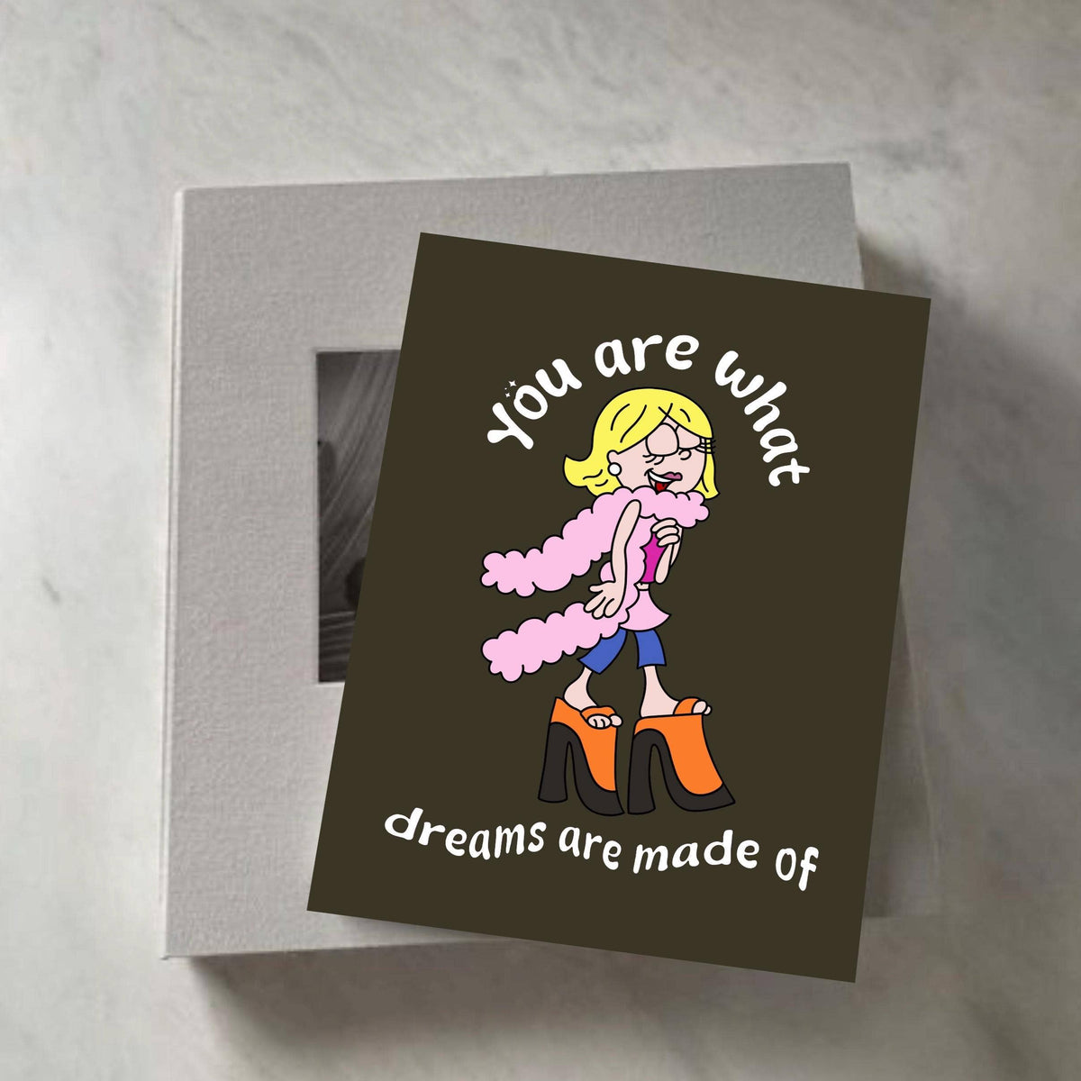 You Are What Dreams Are Made of Lizzie McGuire Greeting Card