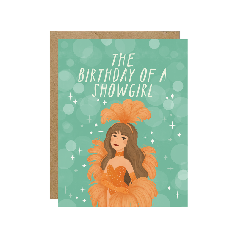 The Birthday of a Showgirl Card - Pop Culture Card