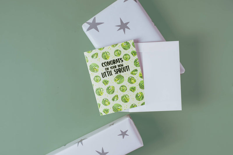 Congrats On Your New Little Sprout! - Greeting Card