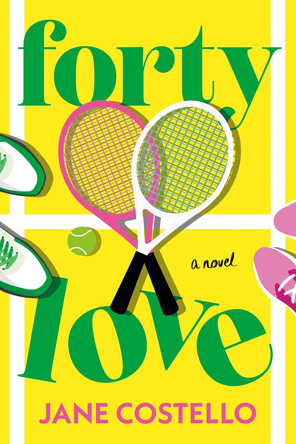 Forty Love: A Novel (BOOKPLATE + Sticker Sheet)