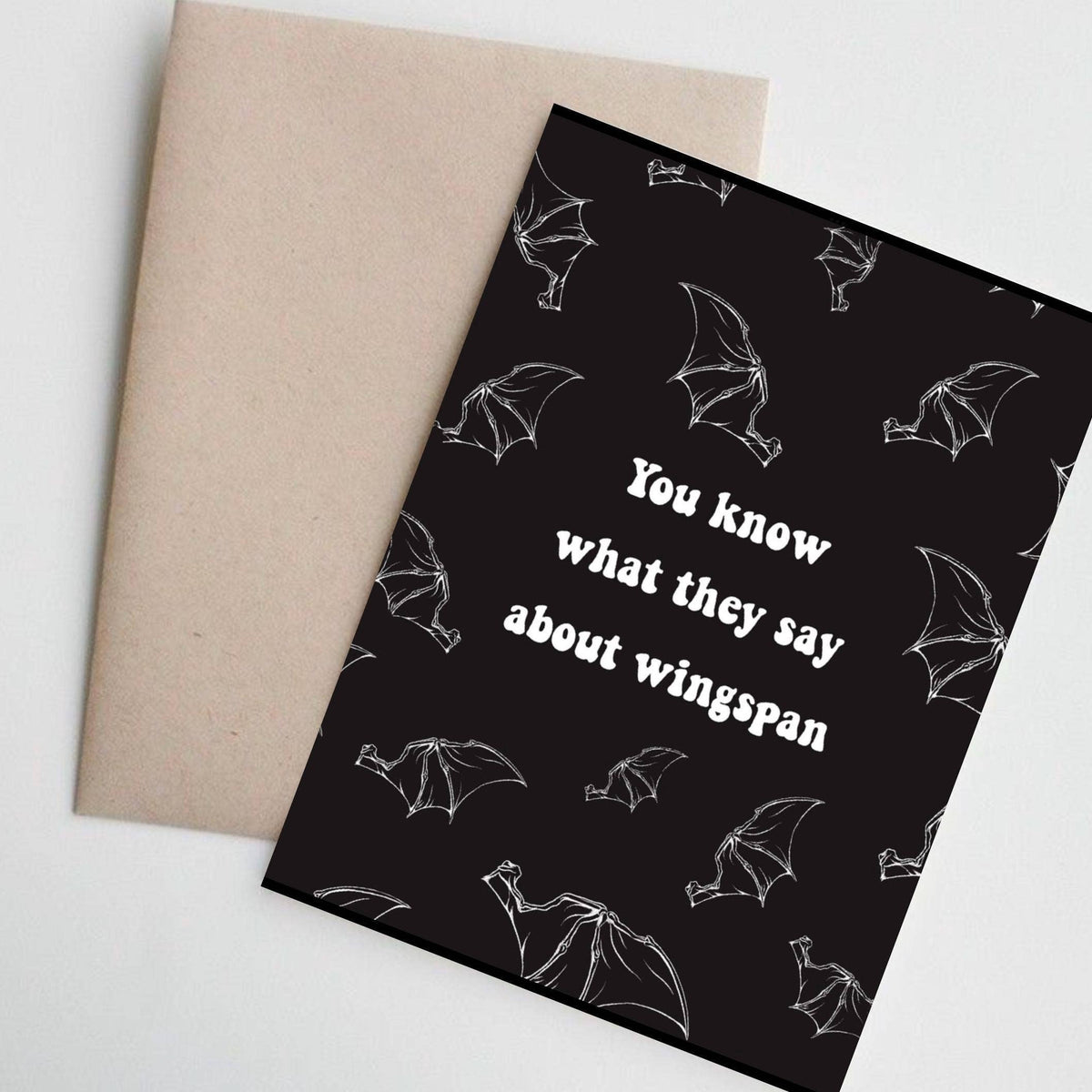 Wingspan ACOTAR Bat Boys Greeting Card
