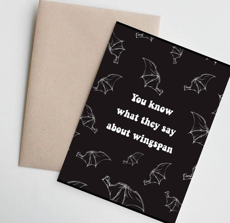 Wingspan ACOTAR Bat Boys Greeting Card