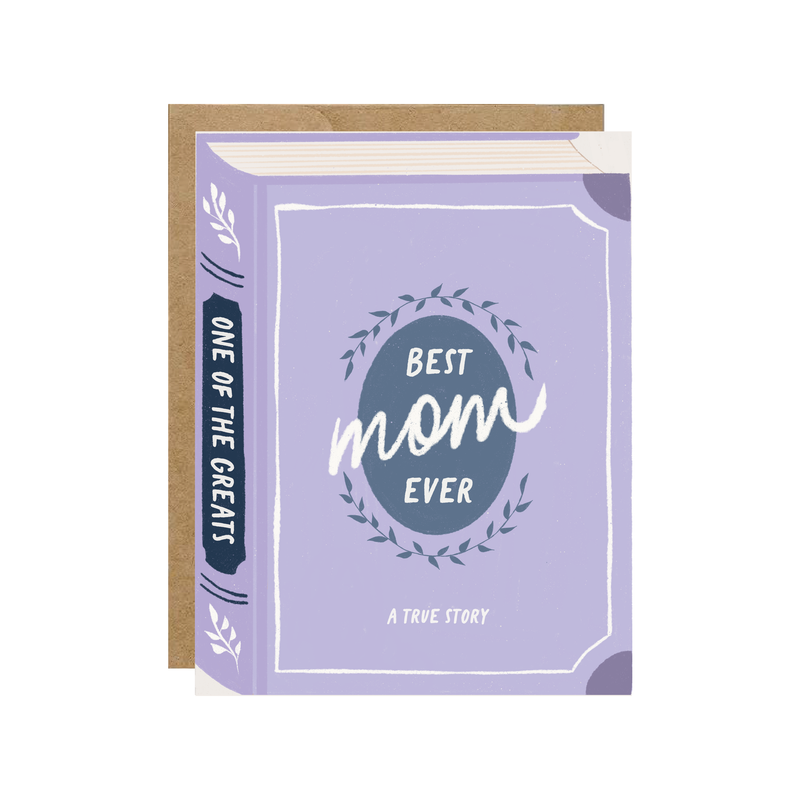 Best Mom Ever: A True Story - Bookish Card - Hopeless Romantic