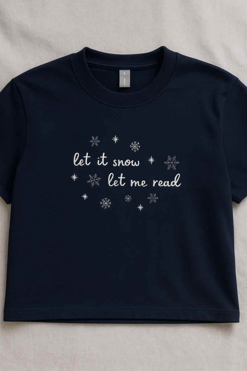 Let It Snow, Let Me Read Boxy Tee