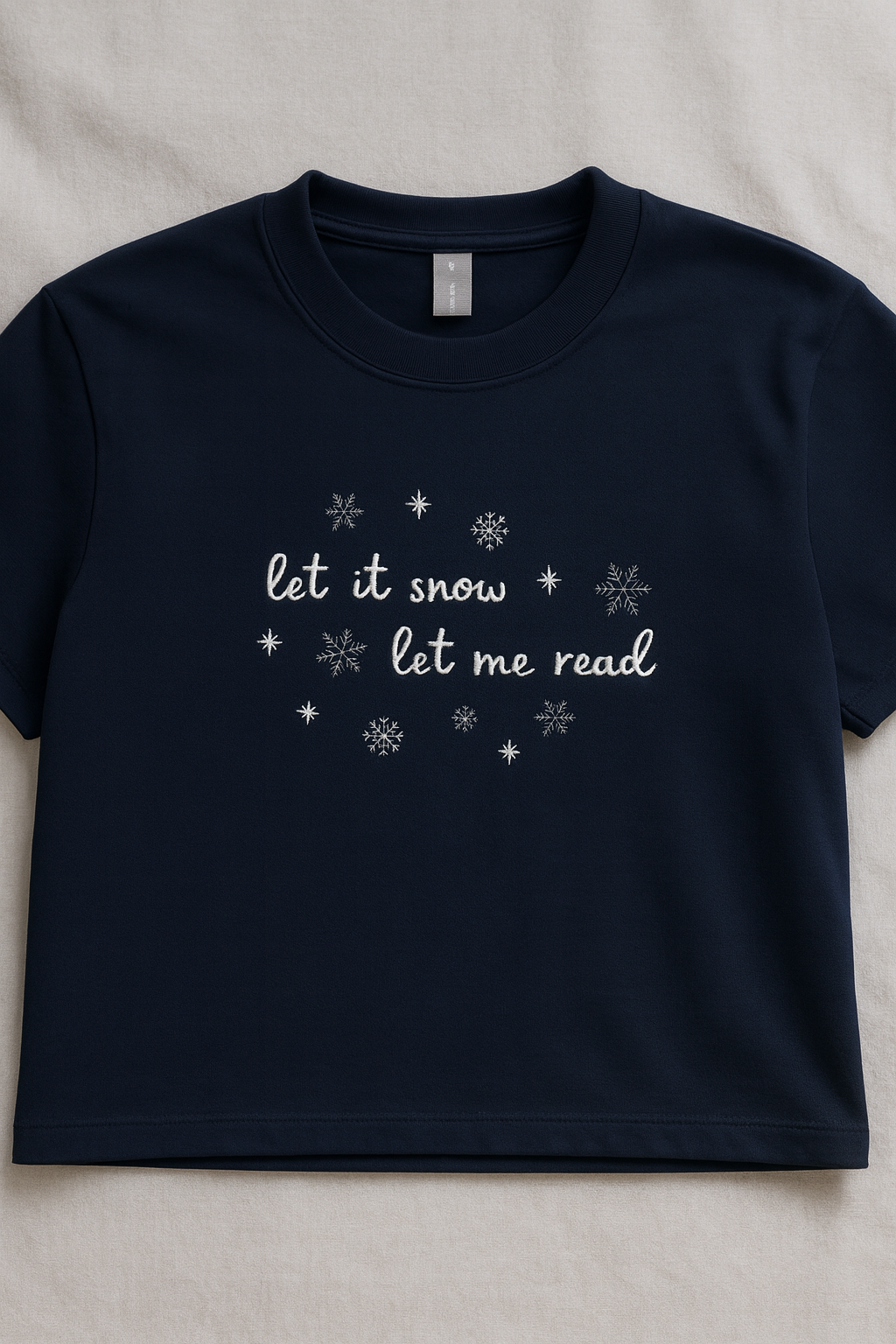 Let It Snow, Let Me Read Boxy Tee