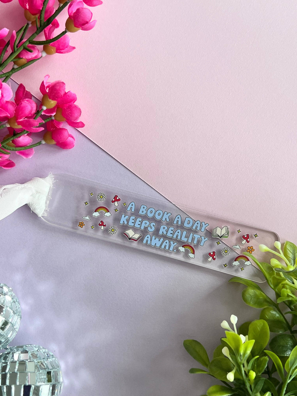 A Book a Day Acrylic Bookmark